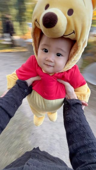 날고싶은 곰돌이 푸 #아기할로윈 #할로윈